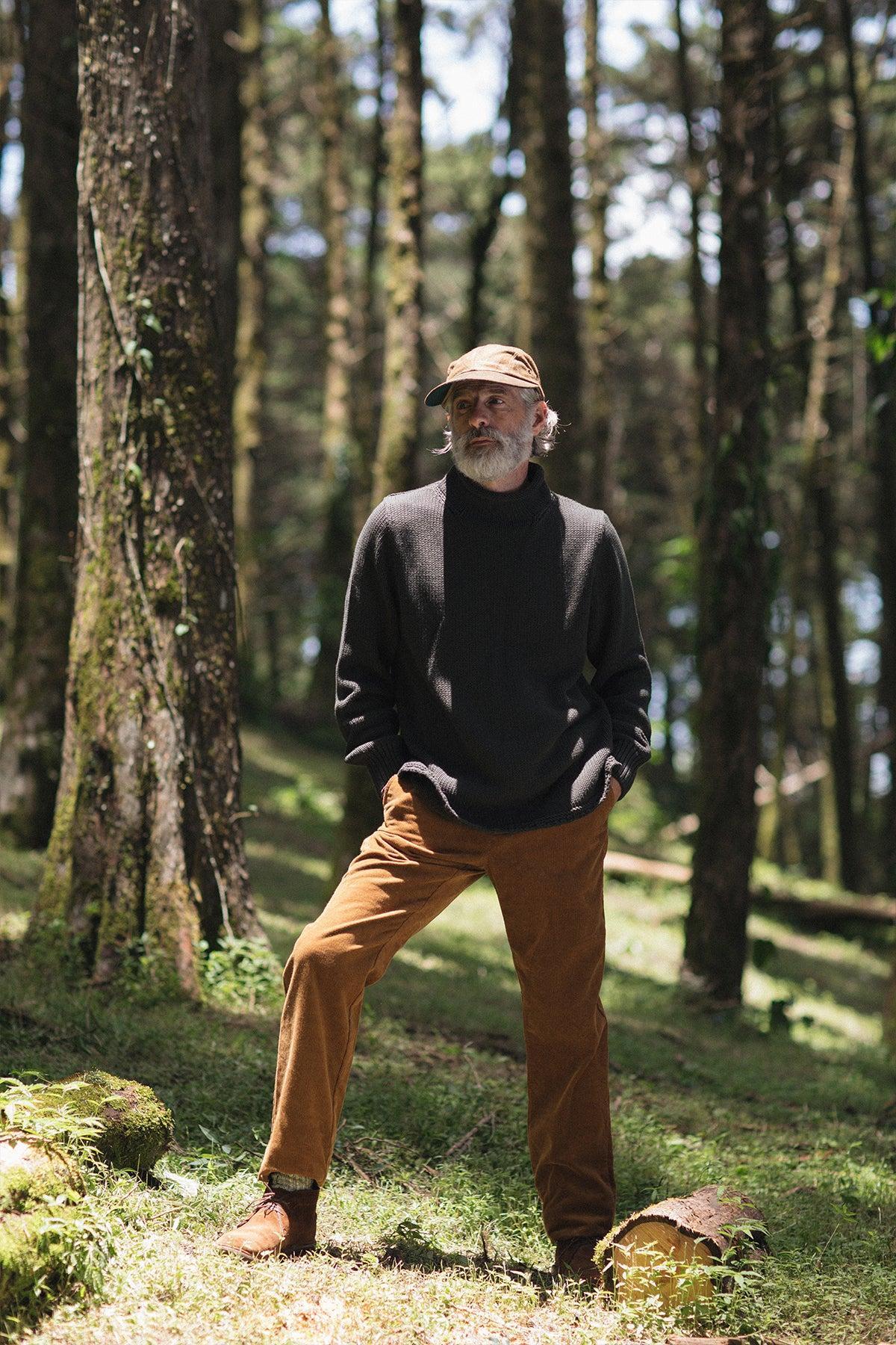 Fisherman's Sweater in Olive Product Image