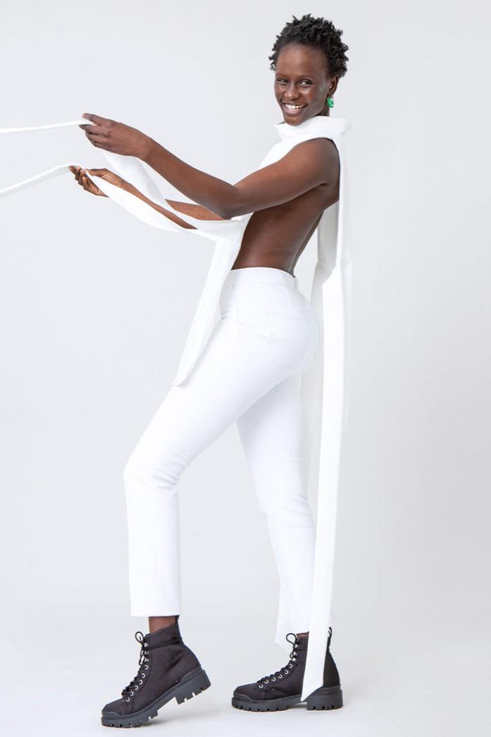 On-the-Go Ankle Slim Straight Pant with Silver Lining Technology Product Image