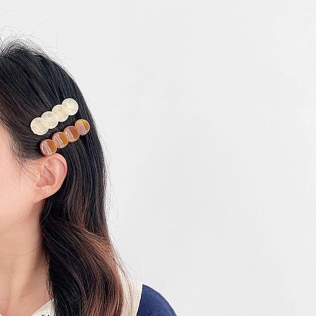 Disc Acetate Hair Clip Product Image