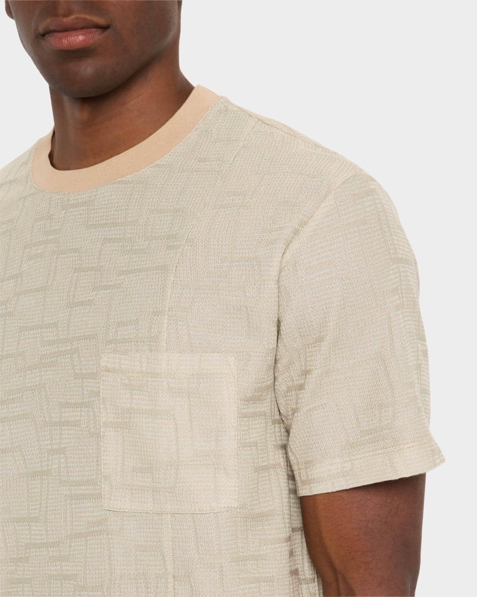 Men's Cotton Stitched Crewneck T-Shirt Product Image