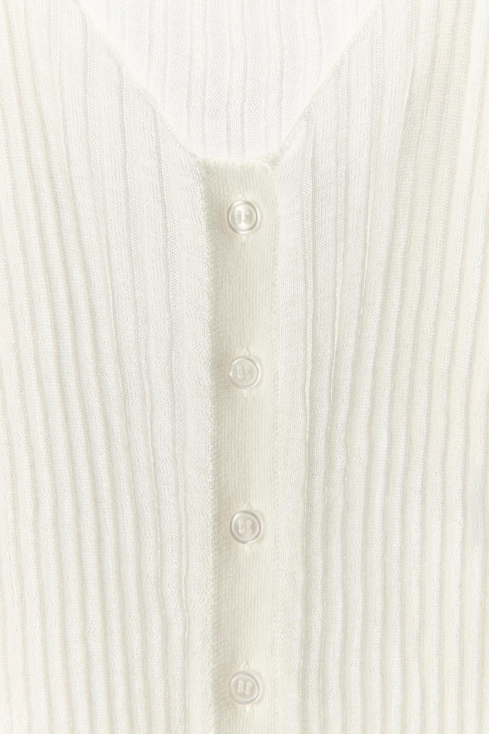 PLEATED FINE KNIT TOP Product Image