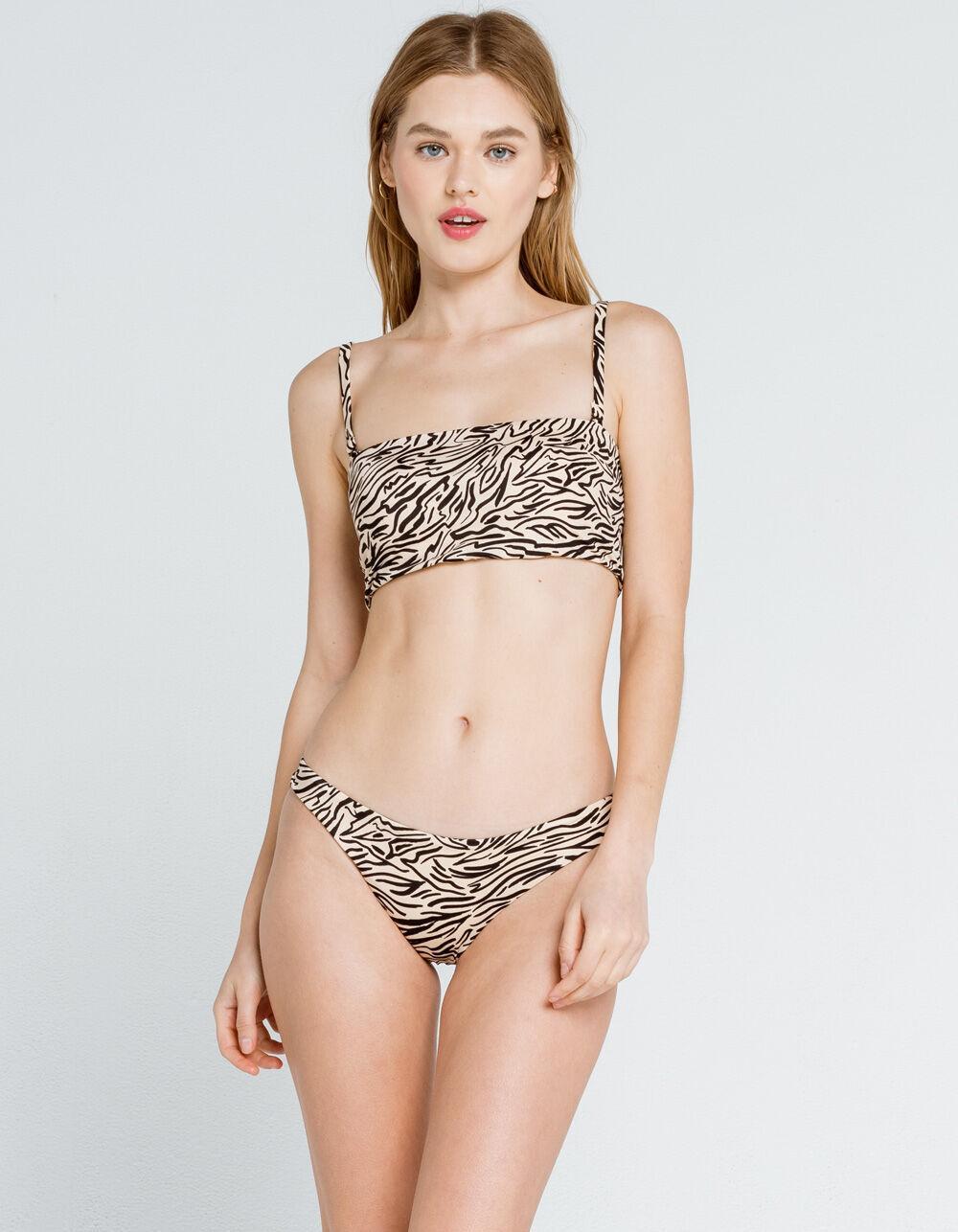 RVCA Zebra Bandeau Bikini Top Product Image