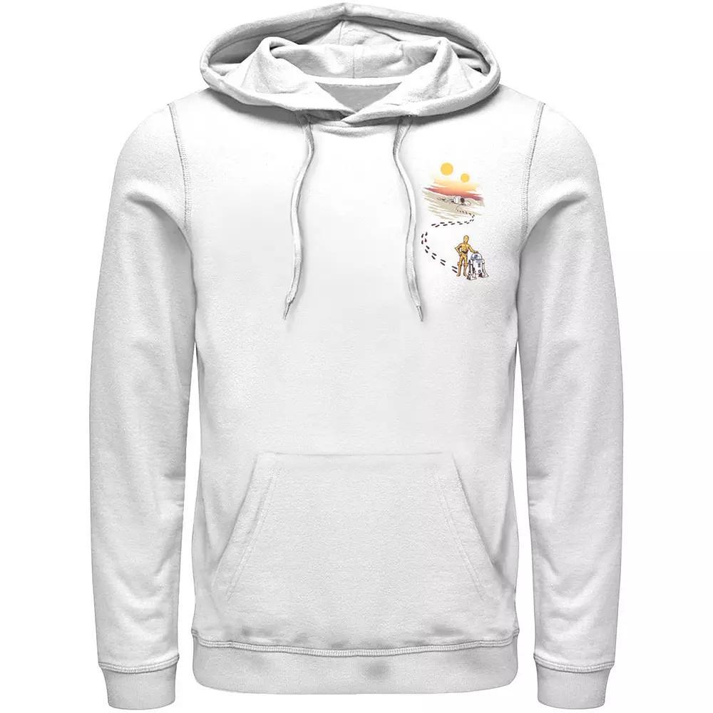 Men's Star Wars Droid Dessert Footprints Pocket Hoodie,  Product Image