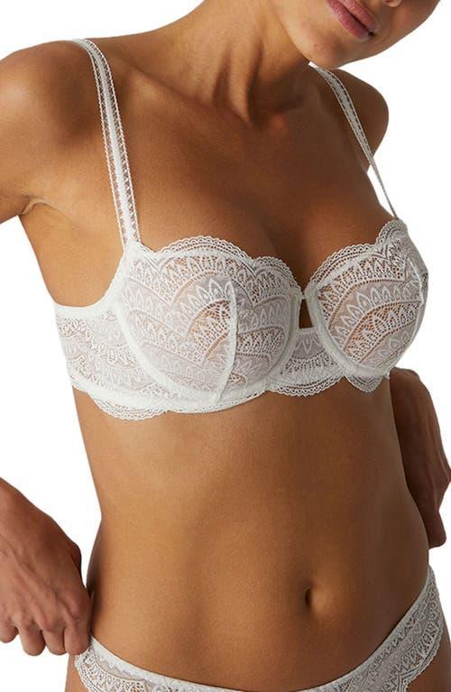 Karma Demi-Cup Convertible Lace Bra Product Image