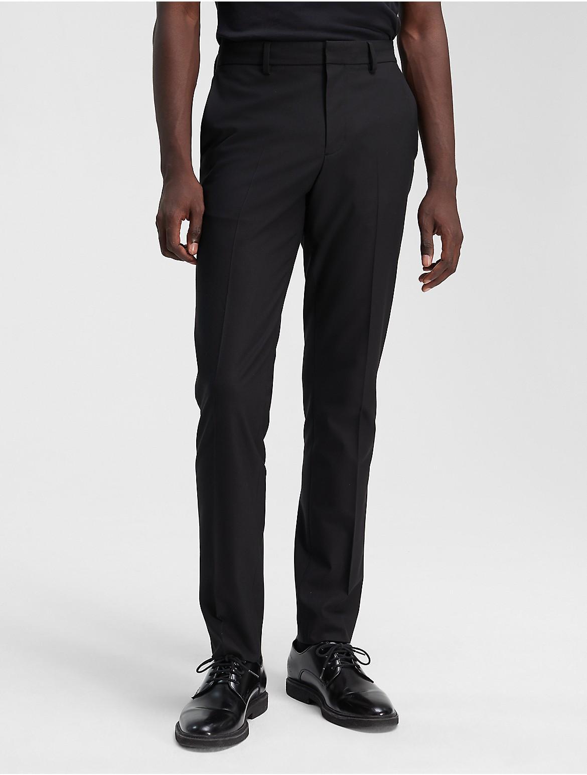 Calvin Klein Mens Refined Stretch Pant - Navy Product Image