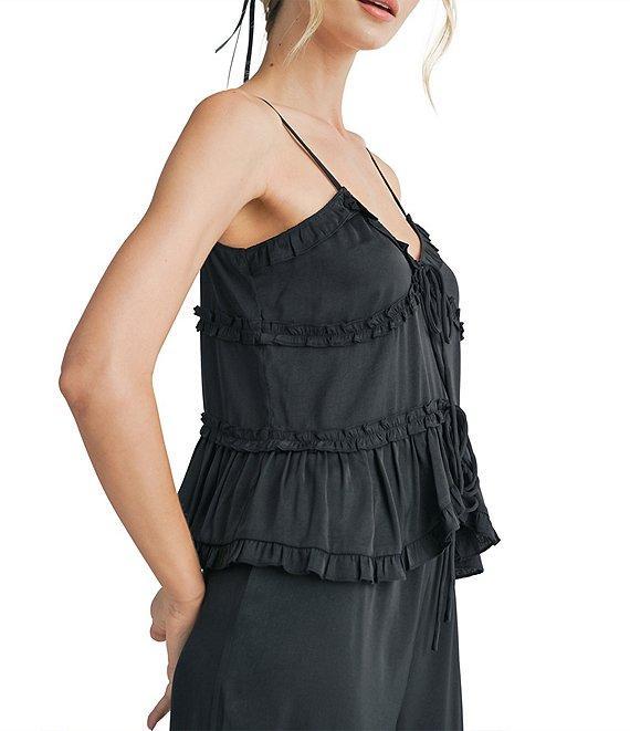 Sadie & Sage Sweet Treat Ruffle Flyaway Tank Top Product Image