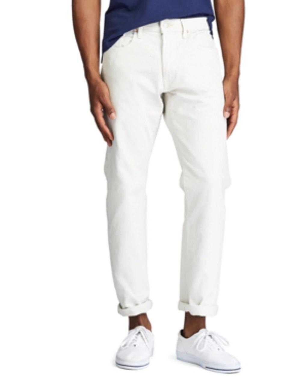 POLO RALPH LAUREN Men's Hampton Relaxed Straight Jeans In Hudson White Product Image