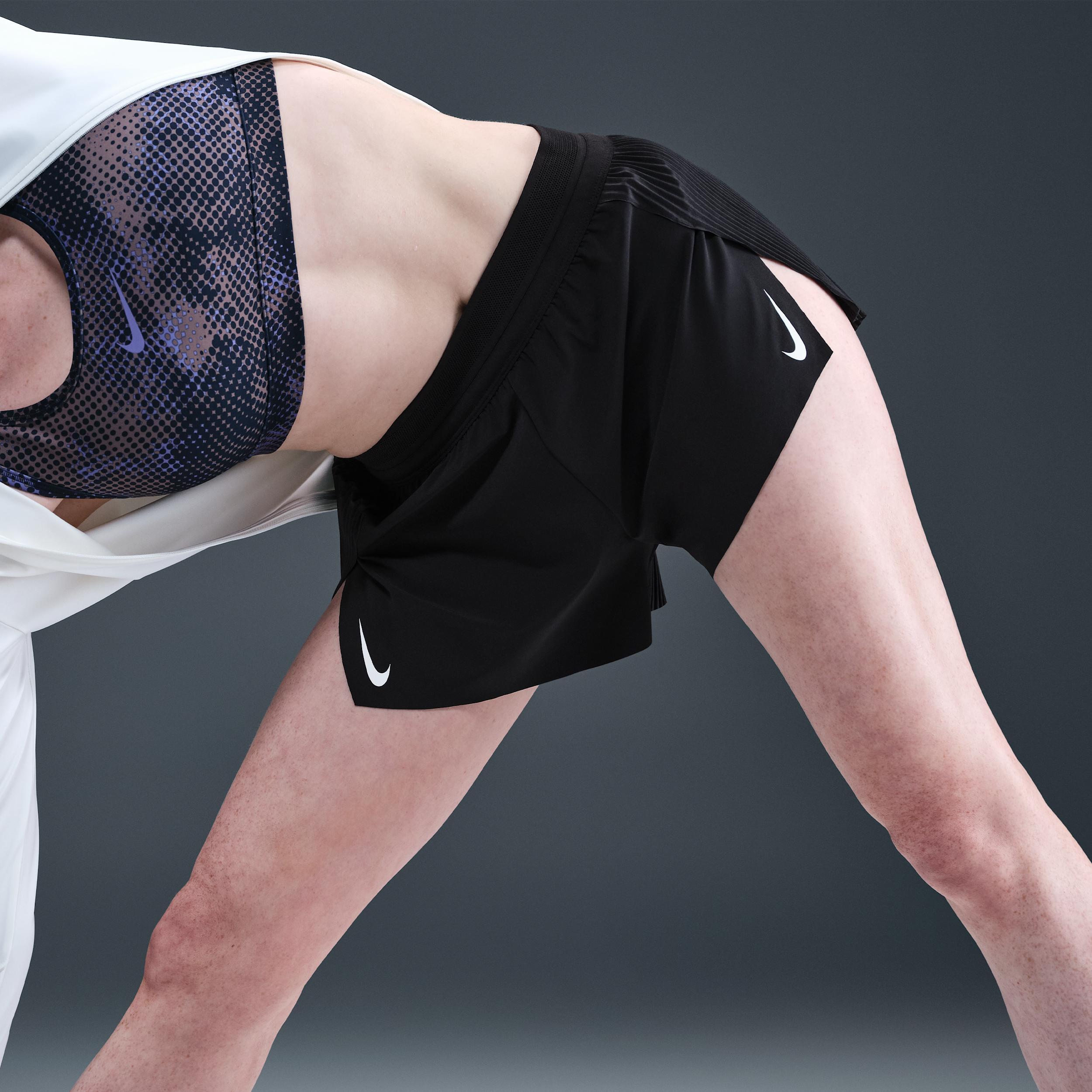 Nike Women's AeroSwift Dri-FIT ADV Mid-Rise 3" Brief-Lined Running Shorts Product Image