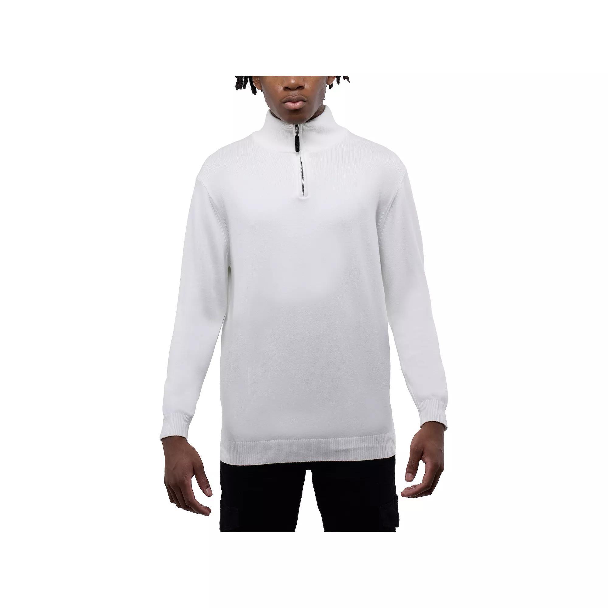 Men's Xray Quarter Zip Mockneck Sweater,  Product Image