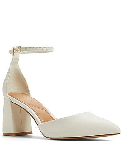 ALDO Jan Leather Ankle Strap Pumps Product Image