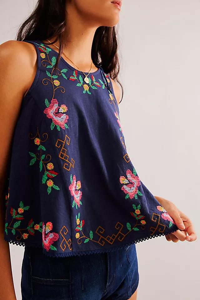 Fun And Flirty Embroidered Top Product Image