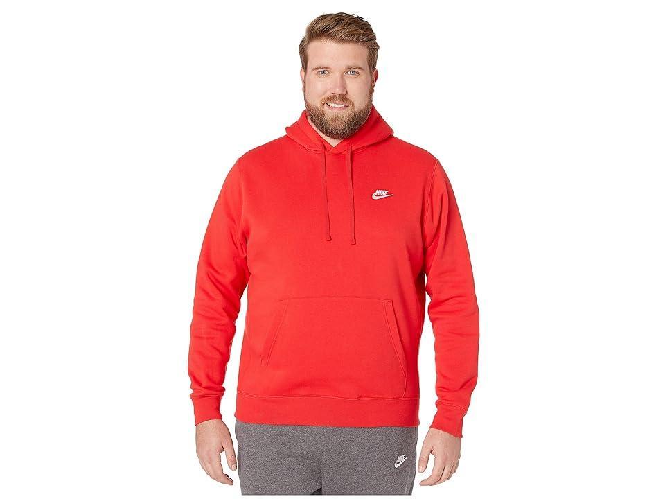 Men's Nike Sportswear Club Fleece Pullover Hoodie, Size: Large, University Red Product Image