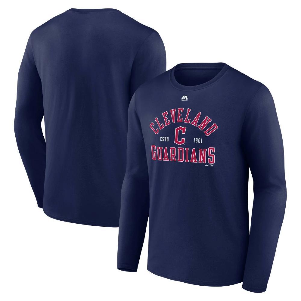 MLB Cleveland Guardians Mens Long Sleeve Core T-Shirt Product Image