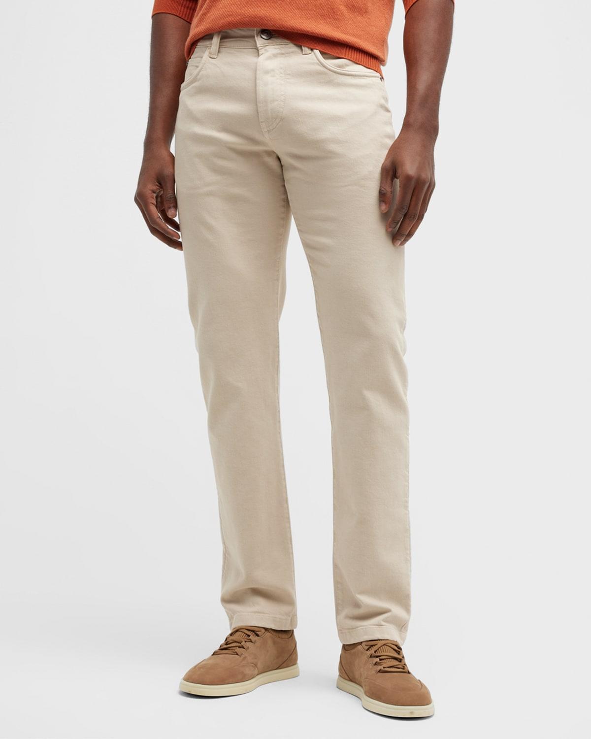 Mens Straight Leg 5-Pocket Pants Product Image