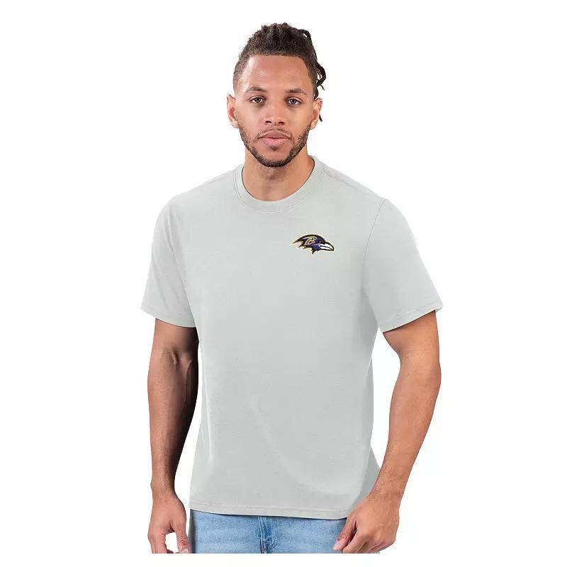 Men's Margaritaville Gray Baltimore Ravens Wastin' Away T-Shirt,  Product Image