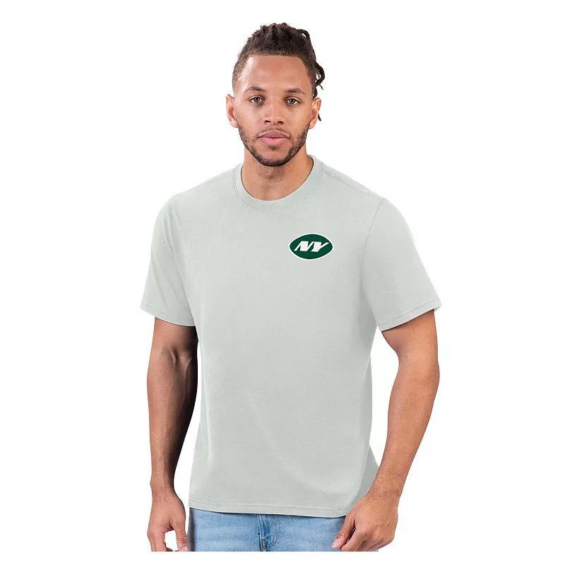 Men's Margaritaville Gray New York Jets Flip Flop T-Shirt, Size: Medium, Grey Product Image