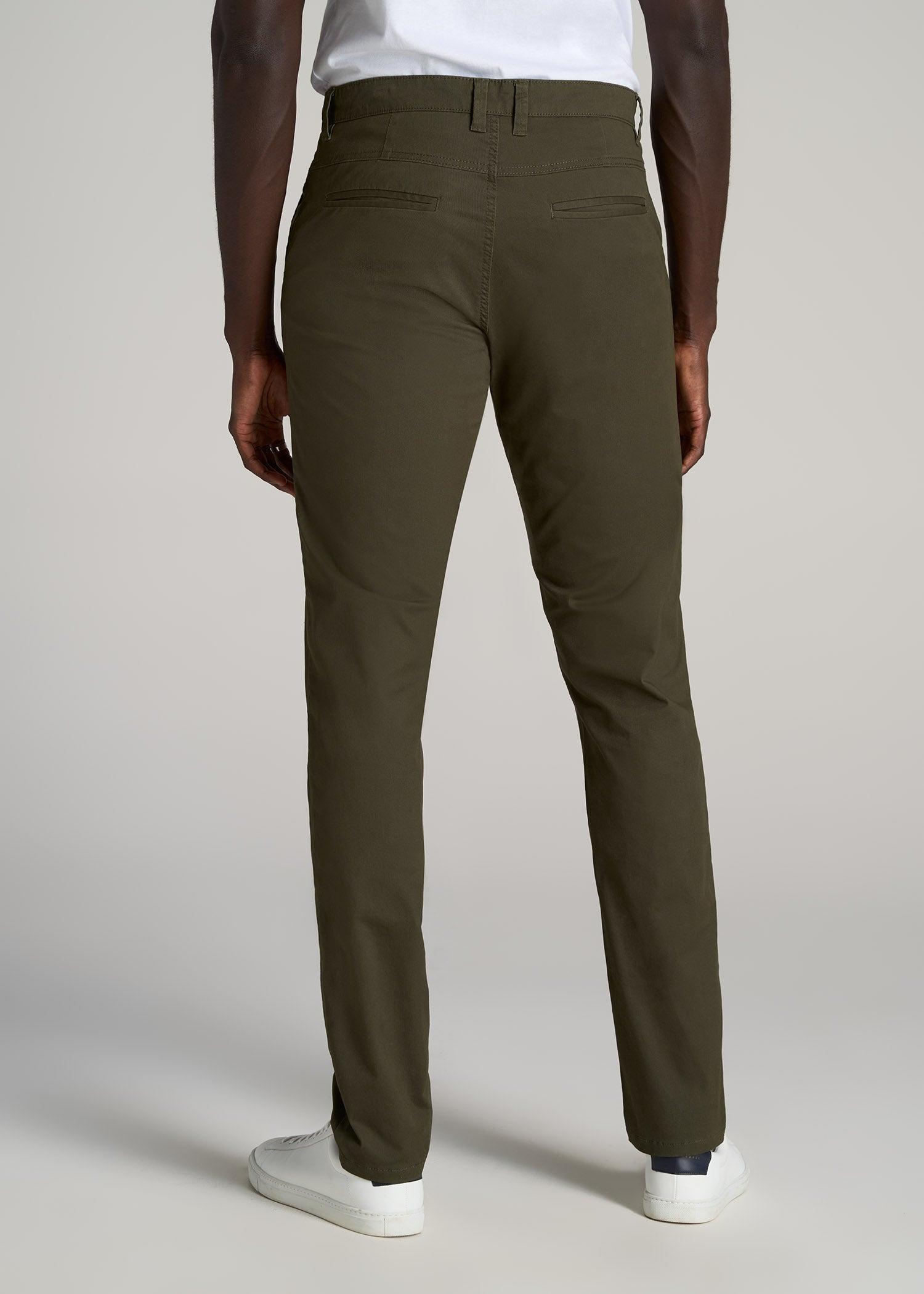 Carman TAPERED Chinos for Tall Men in Black Male Product Image