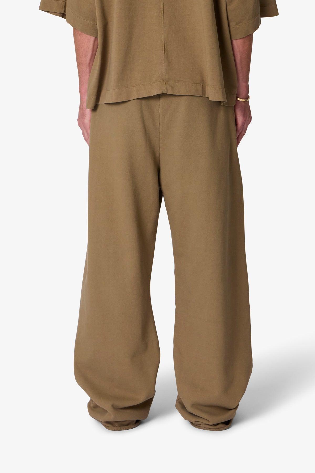 Ultra Baggy Heavy Fleece Sweatpants - Washed Earth Product Image