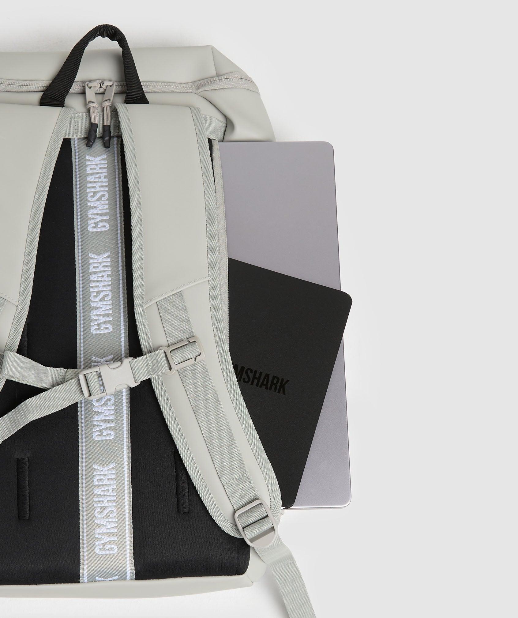 Gymshark Sleek Backpack - Stone Grey Unisex Product Image