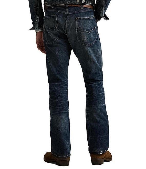 Polo Ralph Lauren Heritage Rider Distressed Jeans Product Image