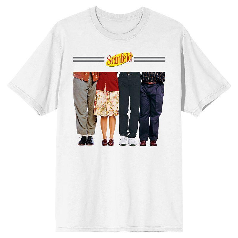 Men's Seinfeld Character Legs Tee, Size: Medium, White Product Image