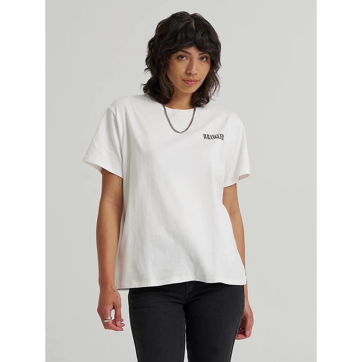 Women's Logo Graphic Tee in Worn Product Image