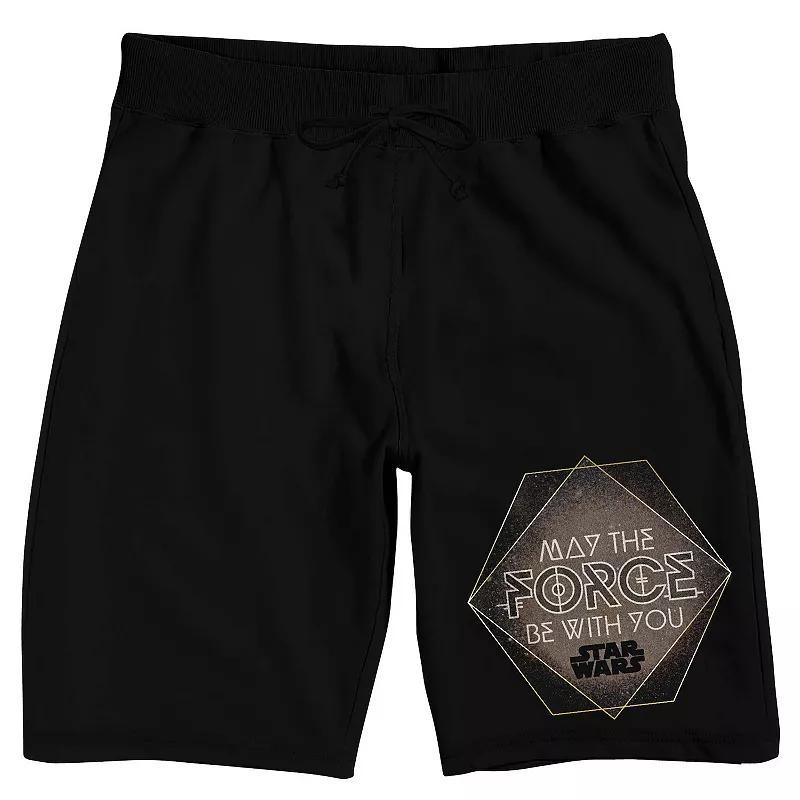 Mens Star Wars May The Force Be With You Pajama Shorts Product Image