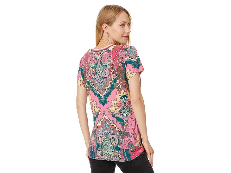 Womens The Janie Favorite Paisley T-Shirt Product Image