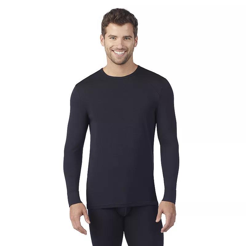 Mens Cuddl Duds Lightweight ModalCore Performance Base Layer Crew Top Grey Heather Product Image