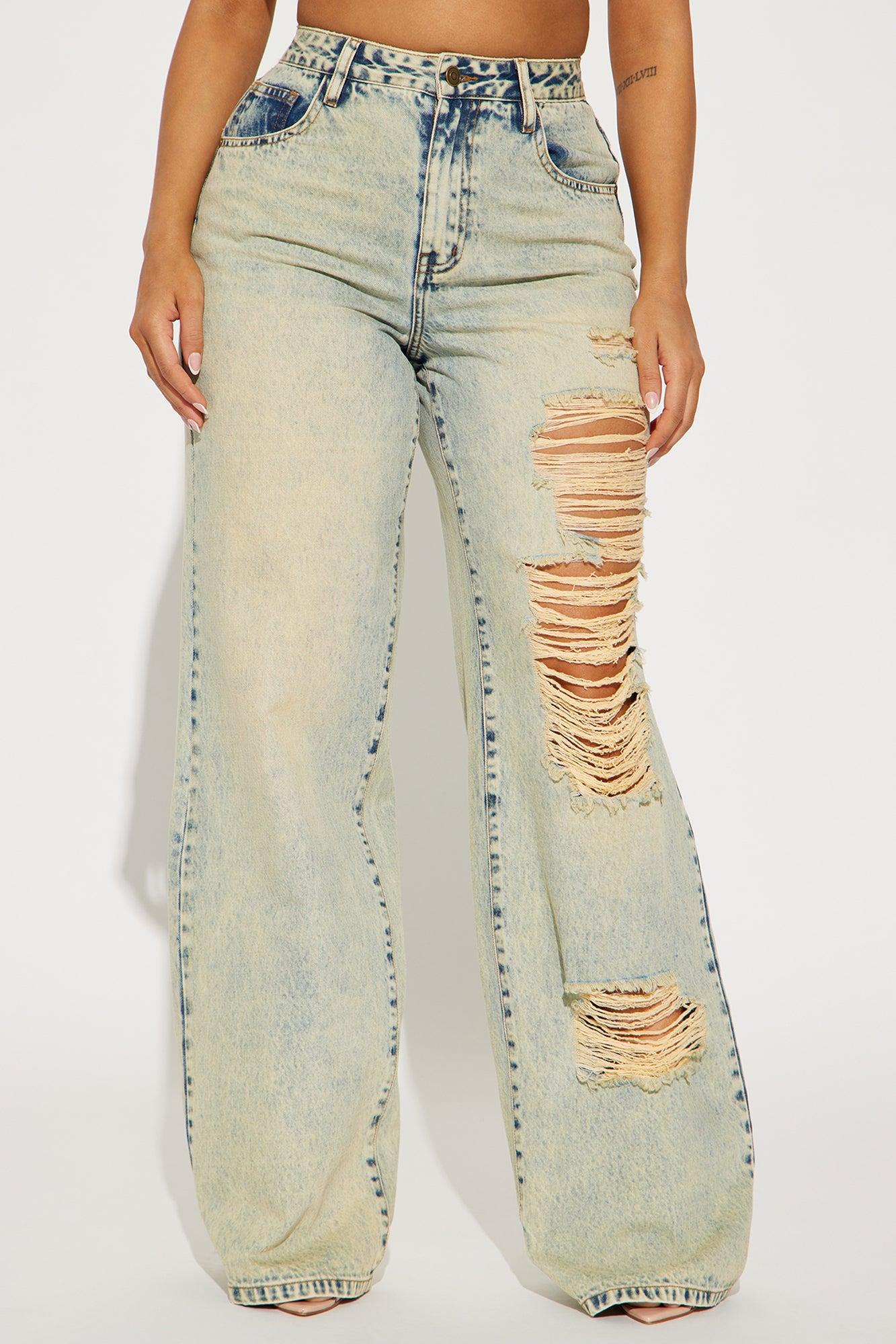 Getting Involved Tinted Straight Leg Jeans - Vintage Wash Product Image