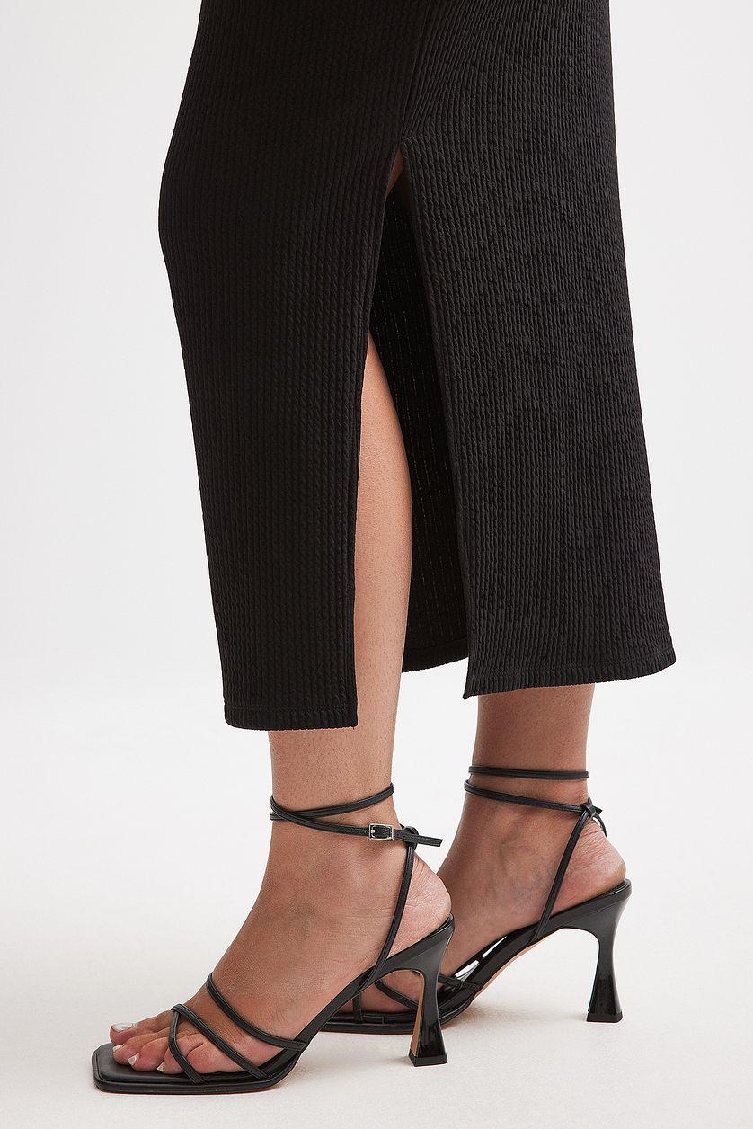 Mid Waist Midi Skirt Product Image