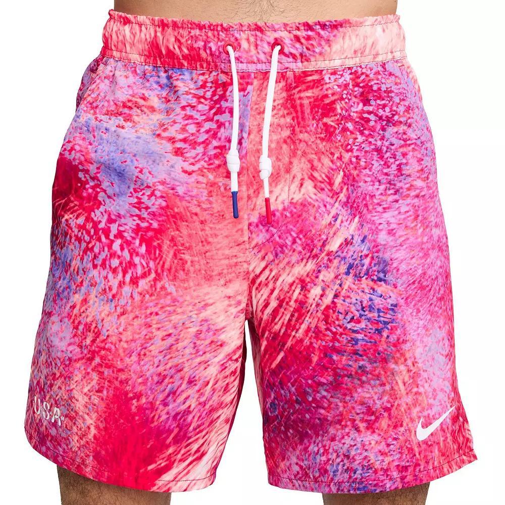 Men's Nike Red Team USA Allover Print Shorts,  Product Image