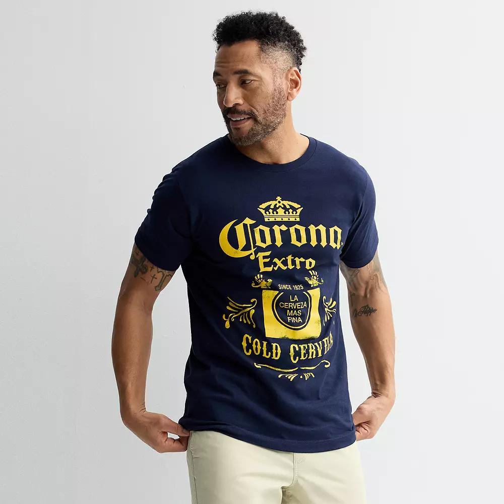 Men's Bioworld Corona Extra Cold Cerveza Graphic Tee,  Product Image