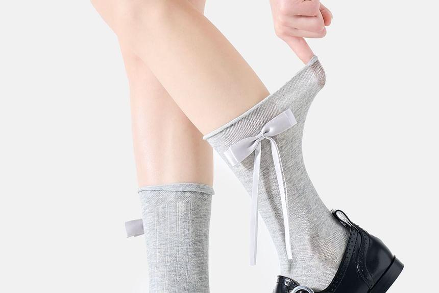 Bow Crew Socks Set Product Image