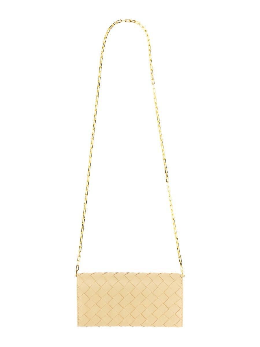 BOTTEGA VENETA Small Leather Goods In Gold Product Image