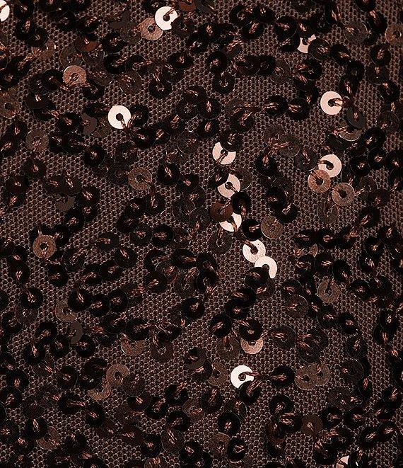 B. Darlin Sweetheart Neck Wide Strap Sequin Bodycon Dress Product Image