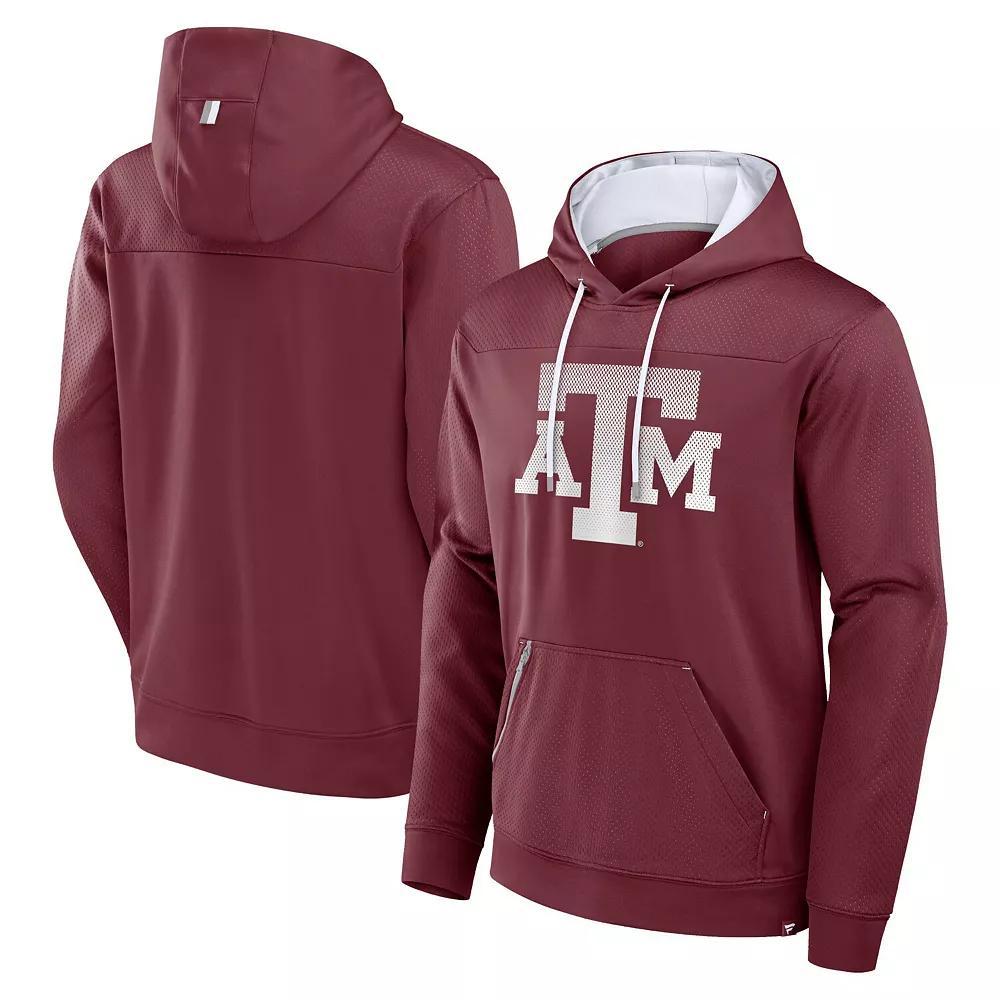 Men's Fanatics Maroon Texas A&M Aggies Defender Dot Faded Primary Pullover Hoodie,  Product Image