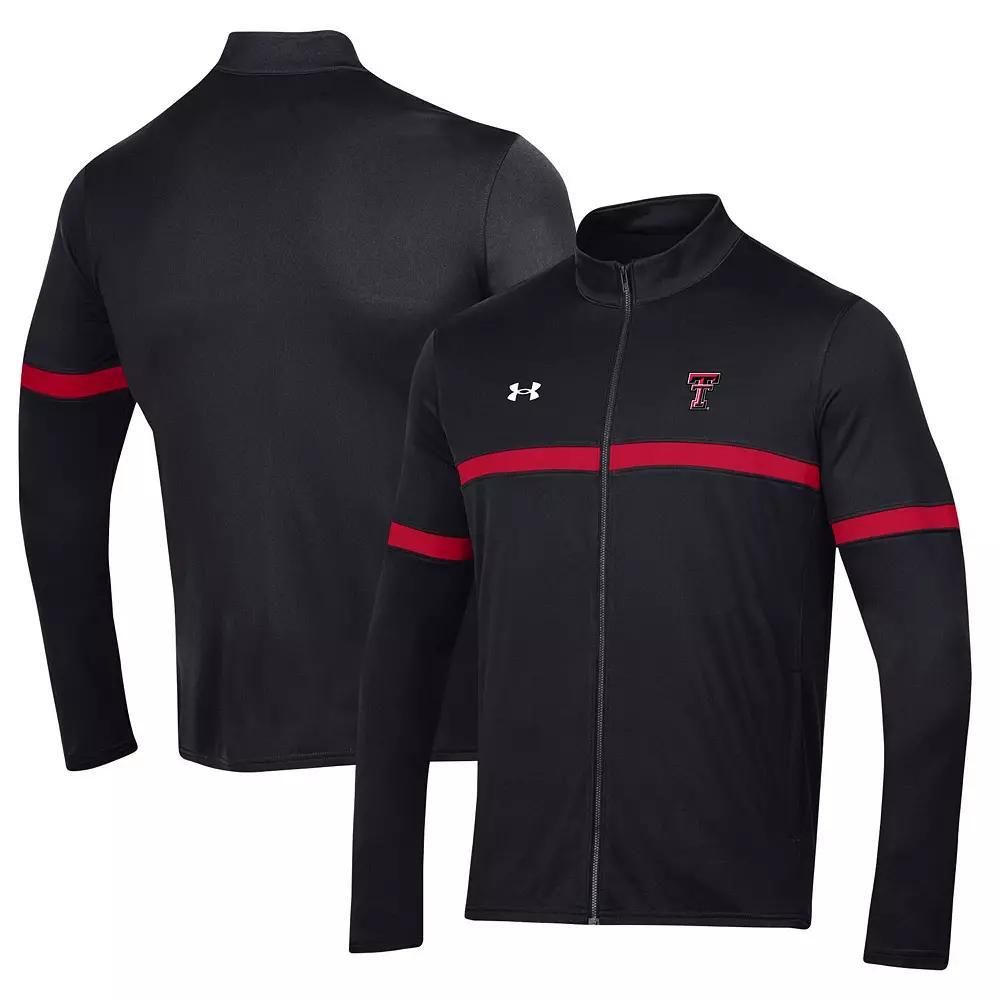 Men's Under Armour Black Texas Tech Red Raiders 2023 Assist Warm Up Full-Zip Jacket, Size: Large Product Image
