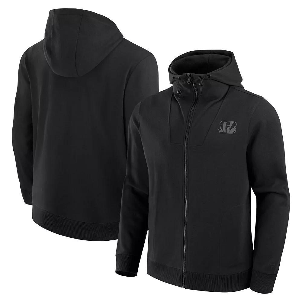 Unisex Fanatics Black Miami Dolphins Front Office Full-Zip Hoodie, Adult Unisex,  Product Image