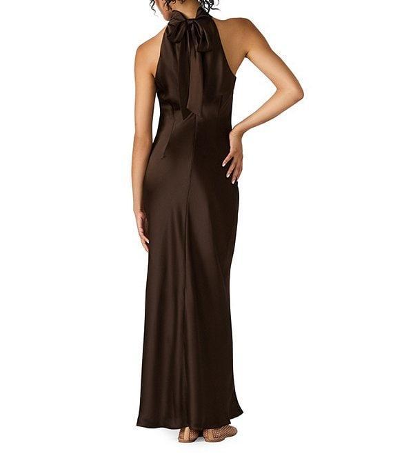 Steve Madden Lara High Neck Sleeveless Maxi Dress Product Image