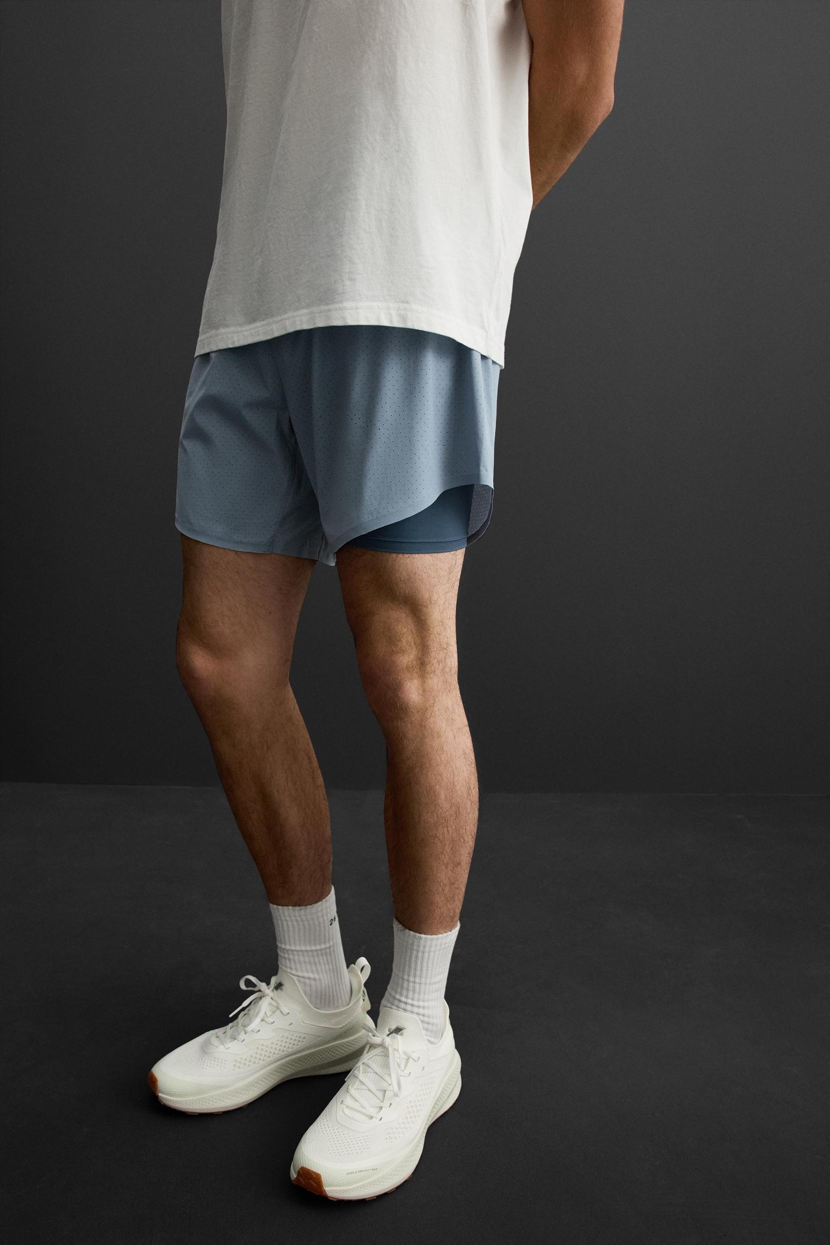 2-IN-1 PERFORATED SHORTS Product Image