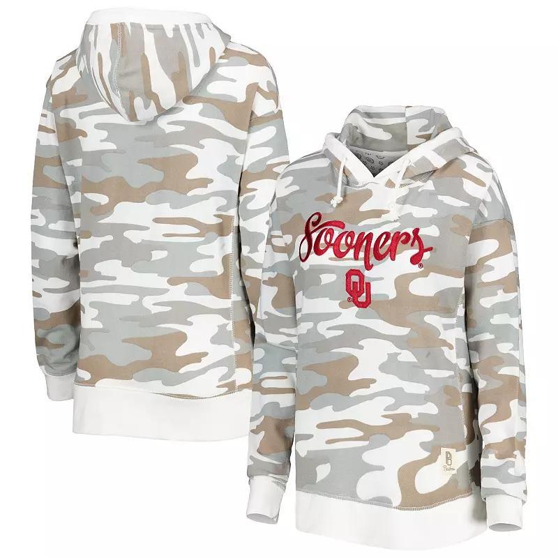 Women's Pressbox Camo Oklahoma Sooners San Pablo Pullover Hoodie, Size: Large, Green Product Image