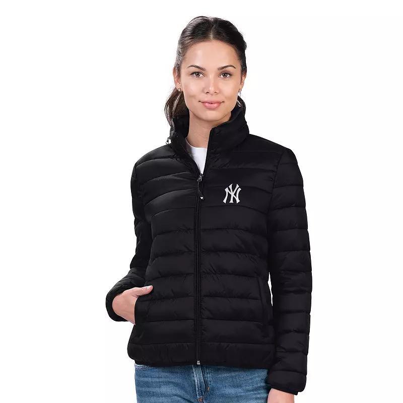 Women's G-III 4Her by Carl Banks Black New York Mets Pillow Full-Zip Jacket,  Product Image
