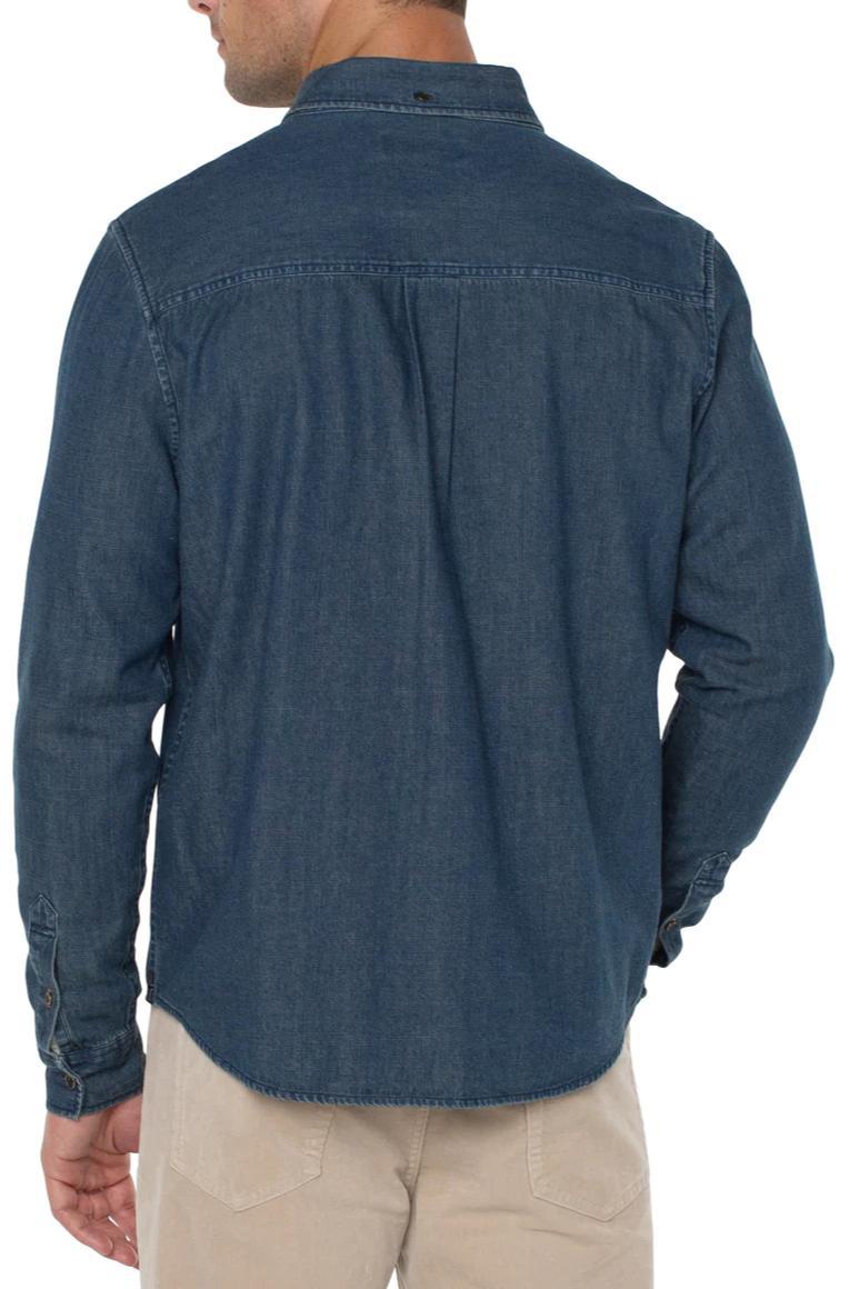 MENS WOVEN CHAMBRAY SHIRT Product Image