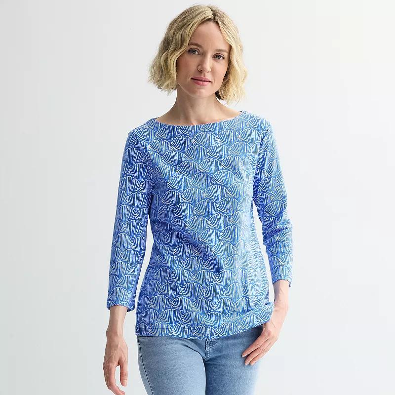 Women's Croft & Barrow® Boatneck Top,  Product Image