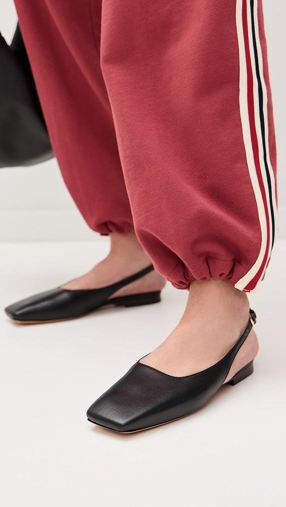 Mansur Gavriel Square Toe Slingback Flats | Shopbop Product Image