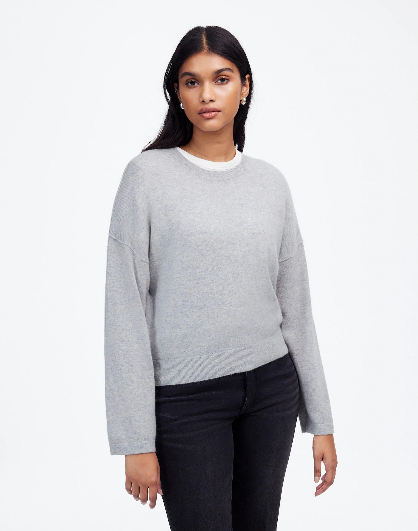Cashmere Boxy Sweater Product Image
