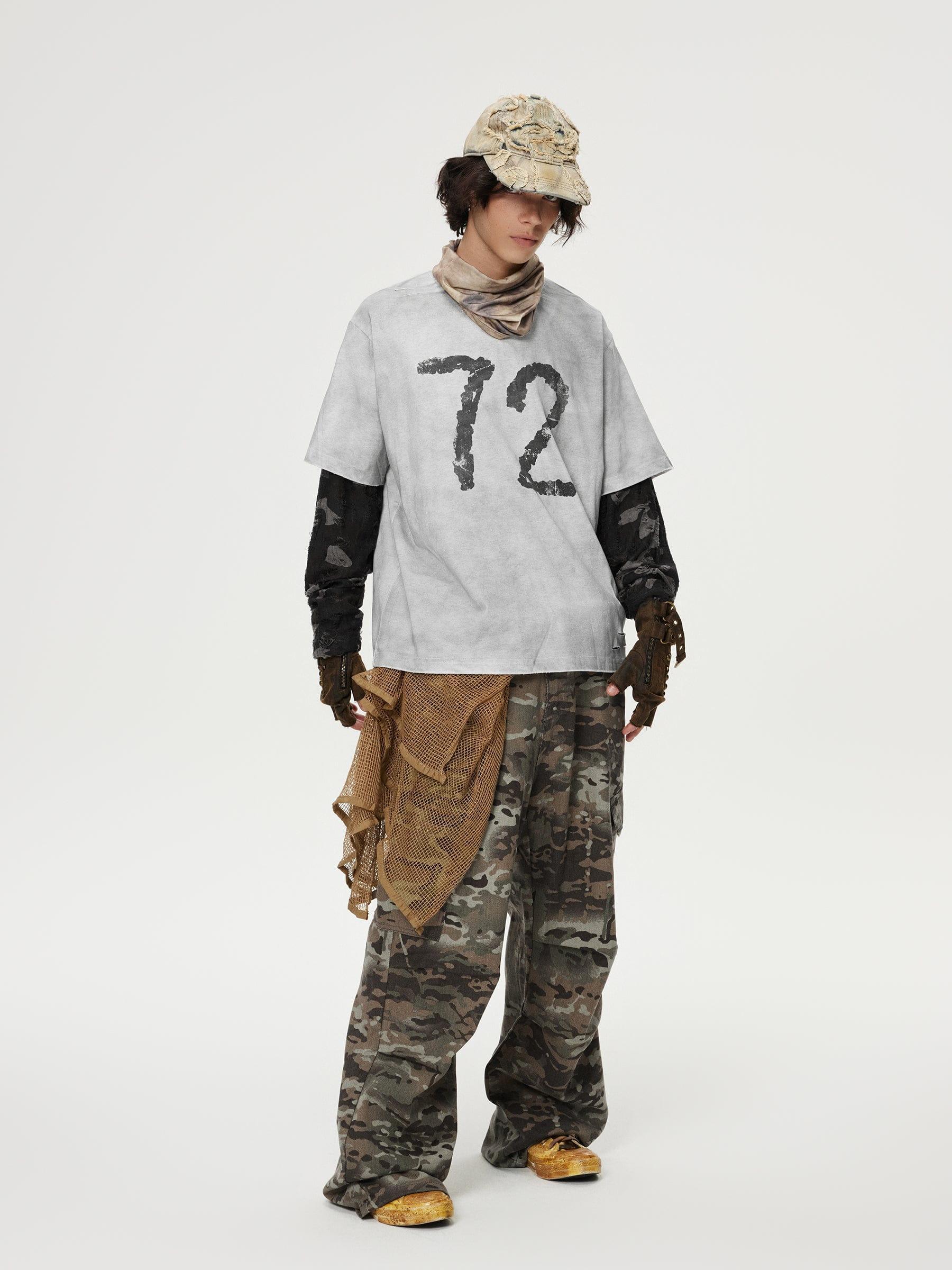 Aelfric Eden Camouflage Layered Long Sleeve Tee Product Image