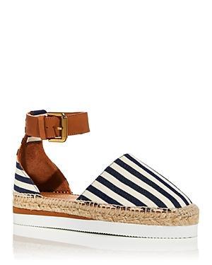 Womens Glyn Striped Flat Espadrilles Product Image