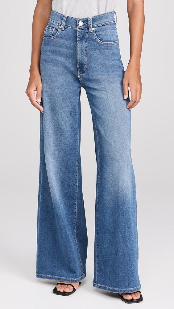 DL1961 Softwear Hepburn Wide Leg High Rise Jeans | Shopbop Product Image